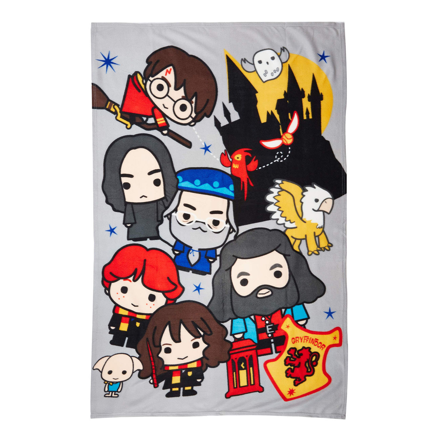 Harry Potter Fleece Charm Blanket - Multicoloured
