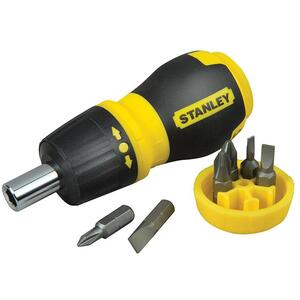 Stanley Tools Multibit Ratchet Stubby & Bits