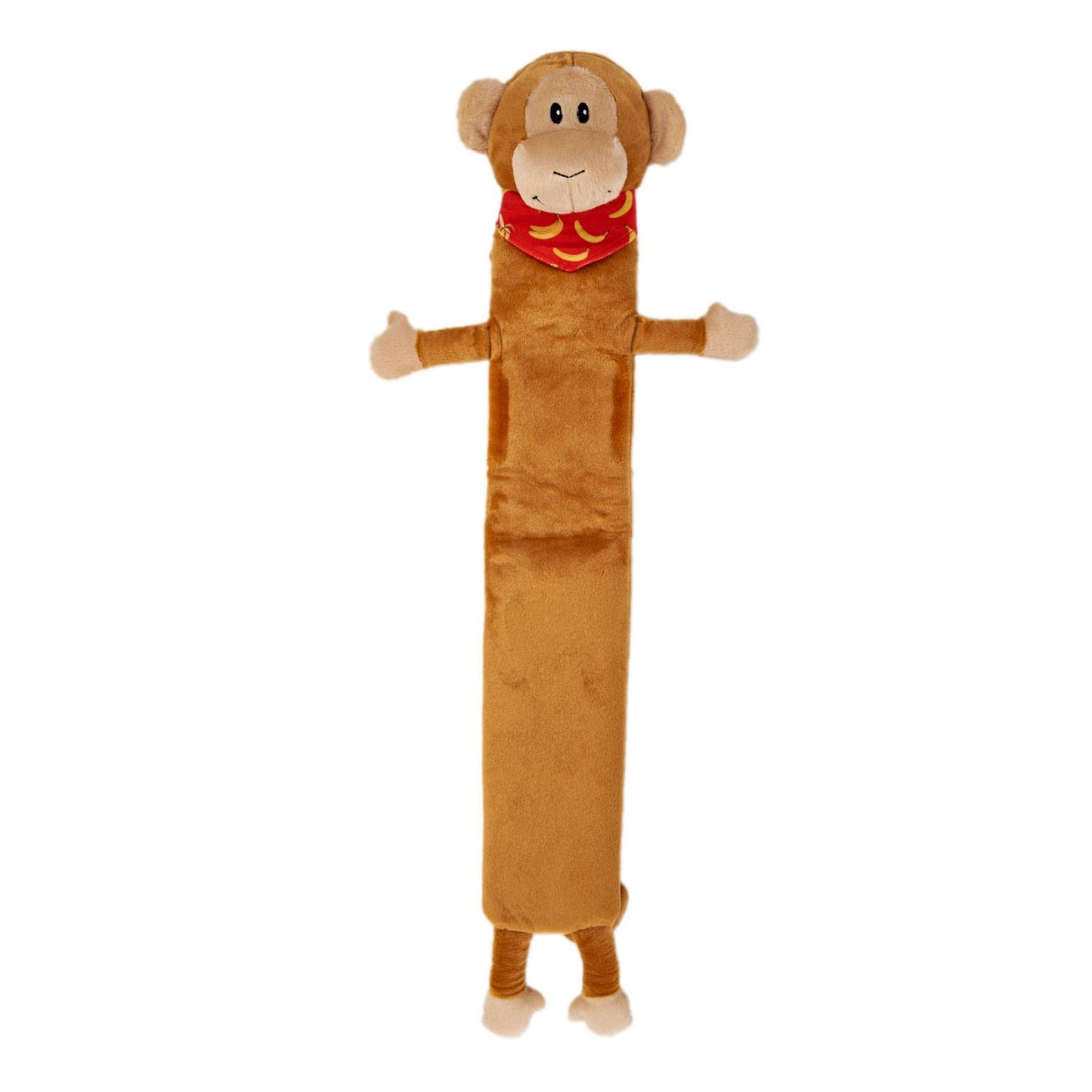 K Collection Monkey Extra Long 2L Hot Water Bottle And Cover - Brown