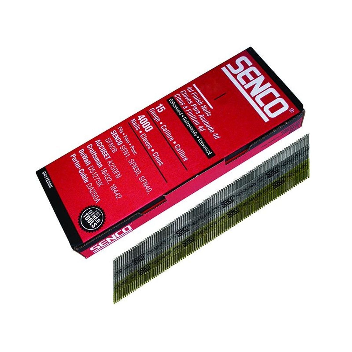 Senco Galvanised Chisel Smooth Brad Nails - Galvanised