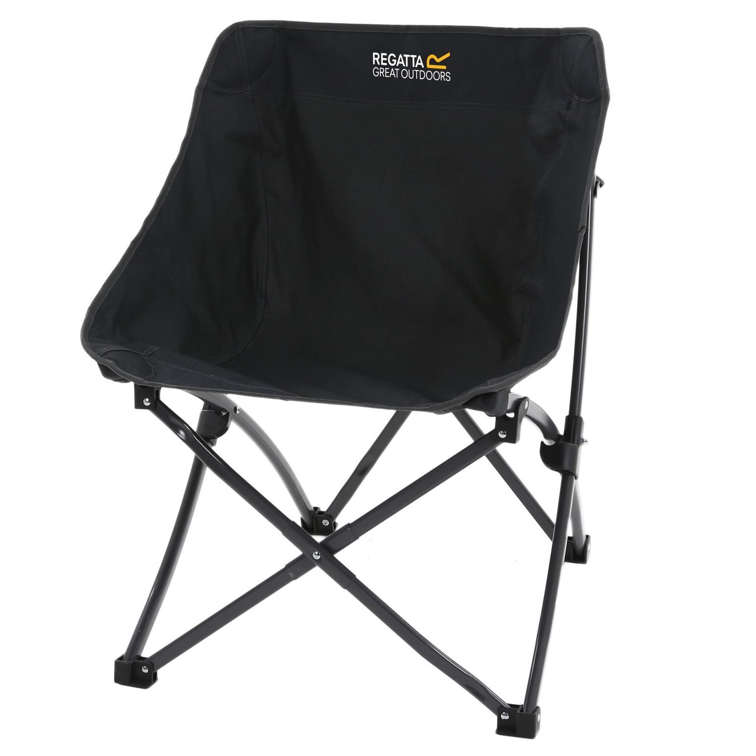 Regatta Black Forza Pro Folding Chair - One Size - 100% Polyester - Image 3