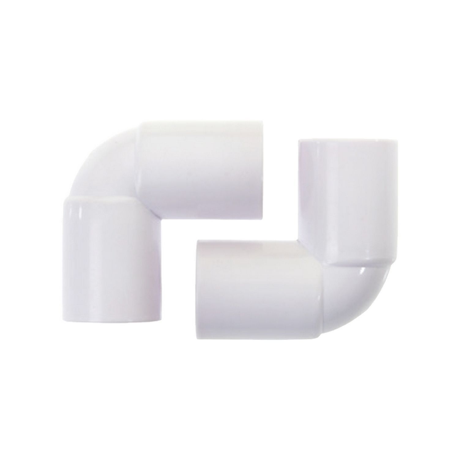 Securplumb Overflow Bend Pipe (Pack Of 2) - White
