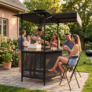 3 Piece Outdoor BBQ Canopy