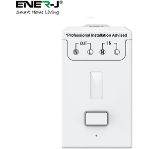 Ener-J 2 Channel RF433MHz Wireless Receiver 1000W Non-Dimmable Dual Circuit Cont