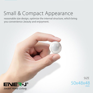 Ener-J Smart WiFi PIR Motion Sensor Wireless Home Security Detector with Instant