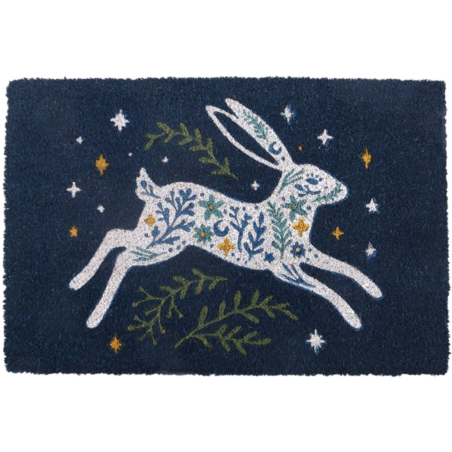 Kingsbury Gifts Leaping Hare Coir Doormat