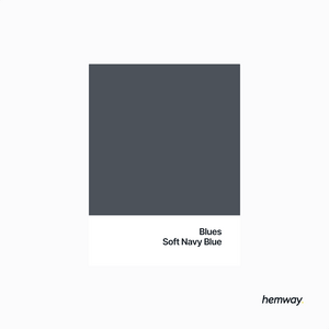 Hemway Chalk Paint Flat Matt Soft Navy Blue 1L