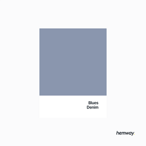 Hemway Chalk Paint Flat Matt Denim Blue 1L
