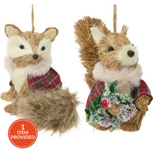 Plaid Forest Friends Decoration
