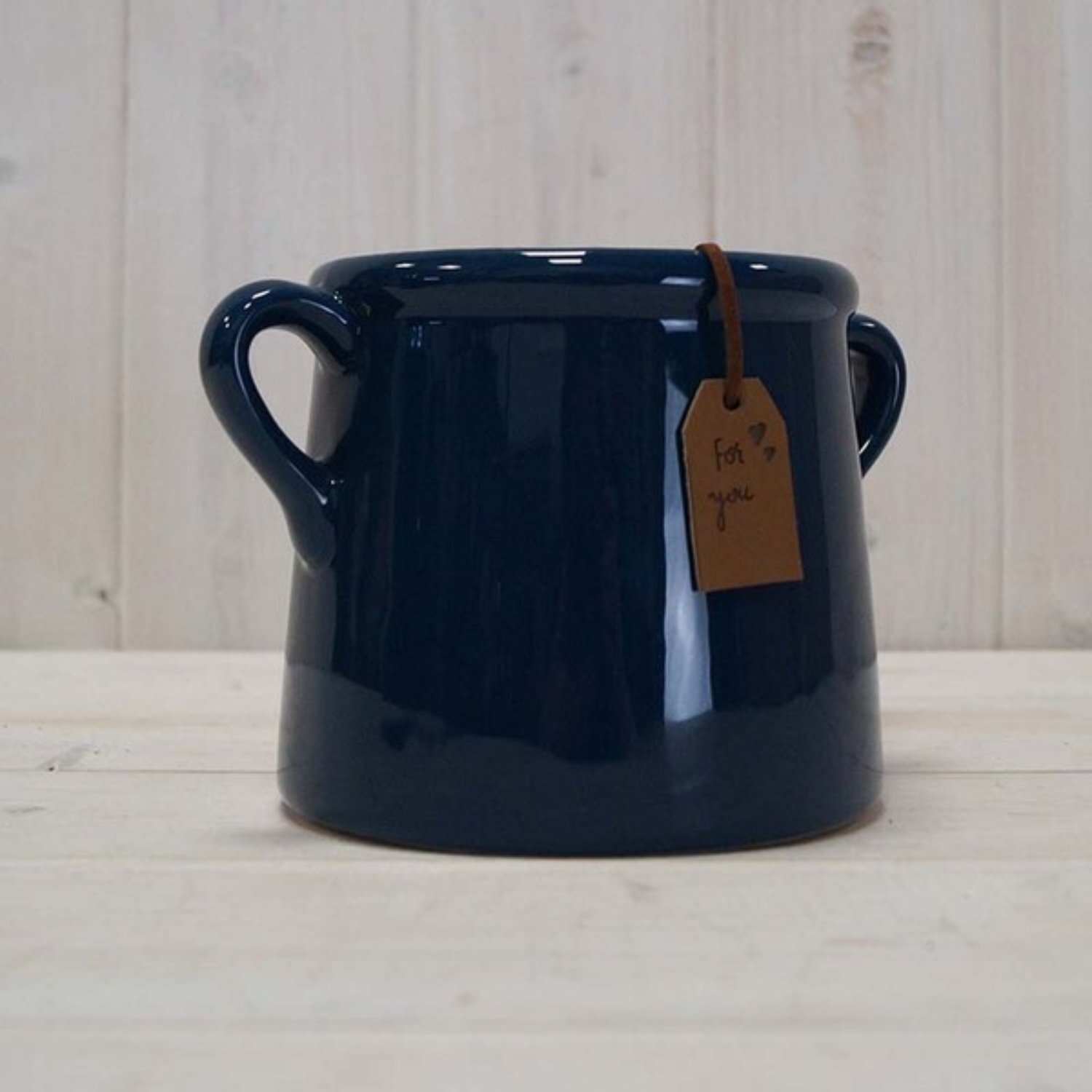 Kdmd Small Charming Blue For You Pot Plant Pot - Blue