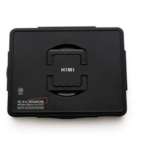 HIMI Jelly Cup Gouache Set 56 Paint Colours, Black Case, Smooth Rich Colours