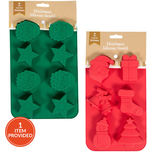 Christmas Shapes Silicone Mould