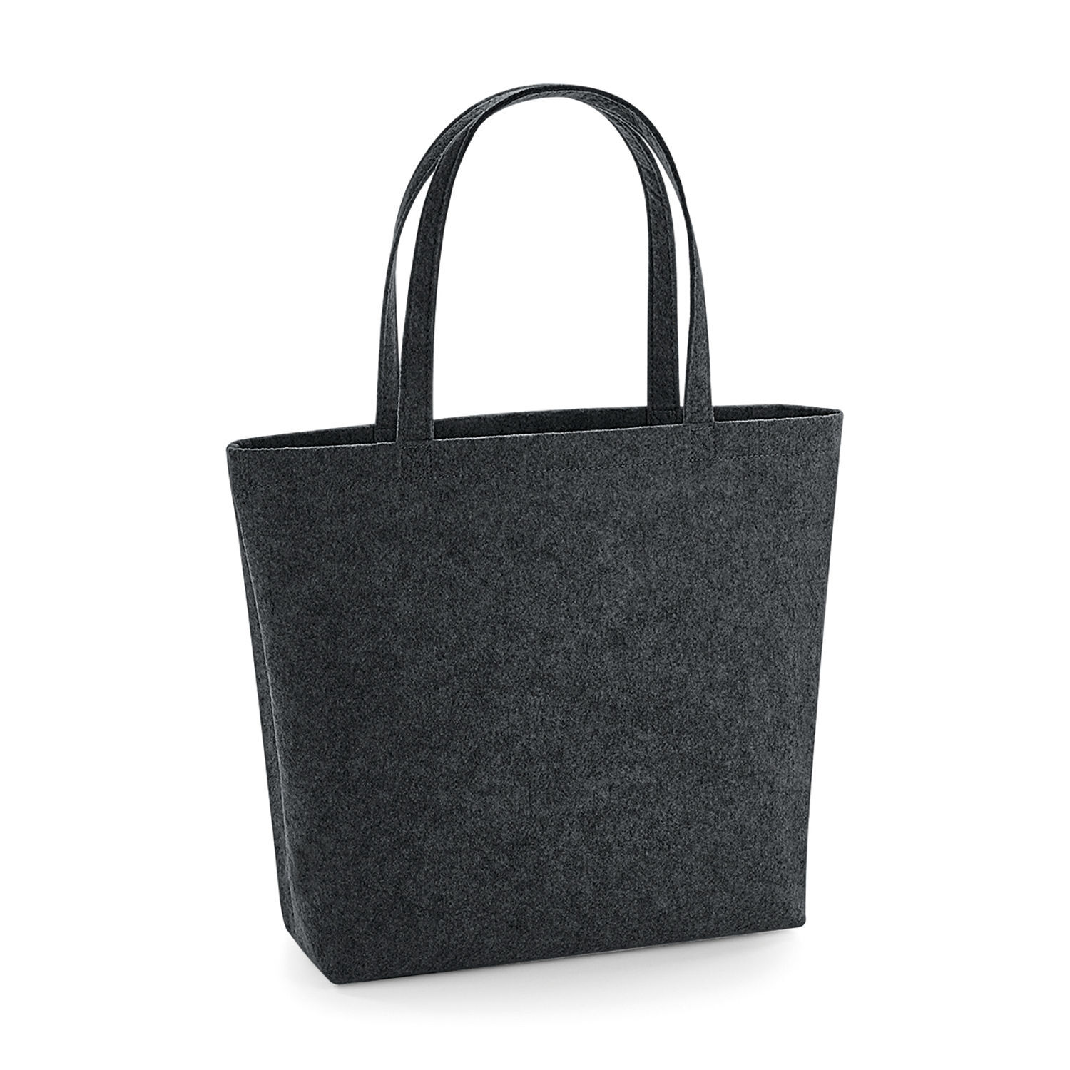 Bagbase Felt Shopper/Tote - Charcoal Melange