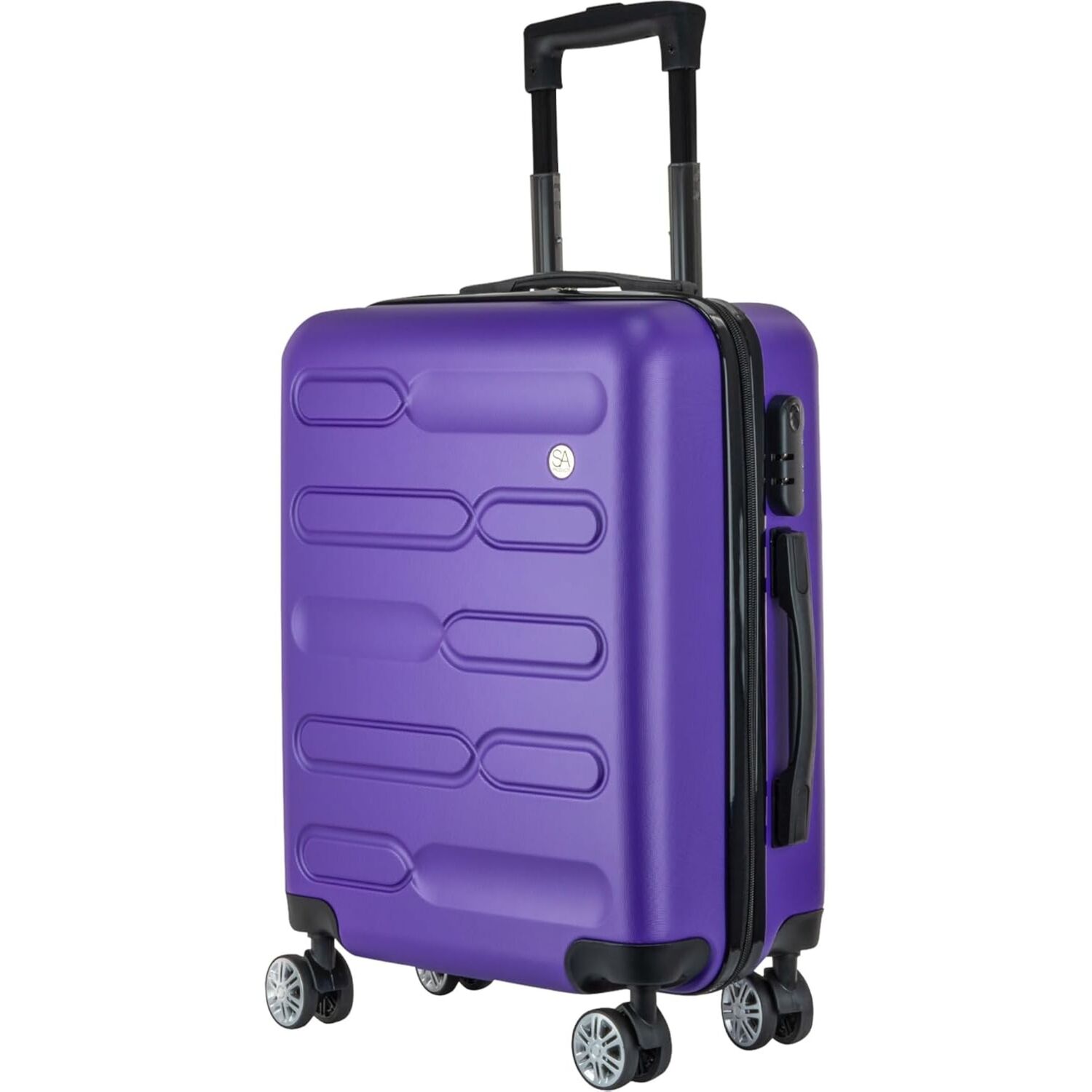 Tanness Sa Products Abs Cabin Suitcase 4 Wheels - Purple