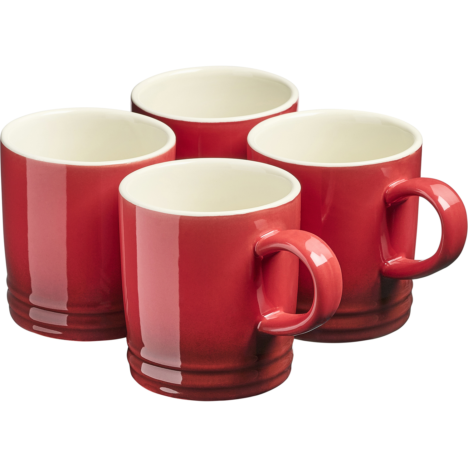 Cooks Professional - Mug Set - 4 Piece - 240ml - Red - Image 3