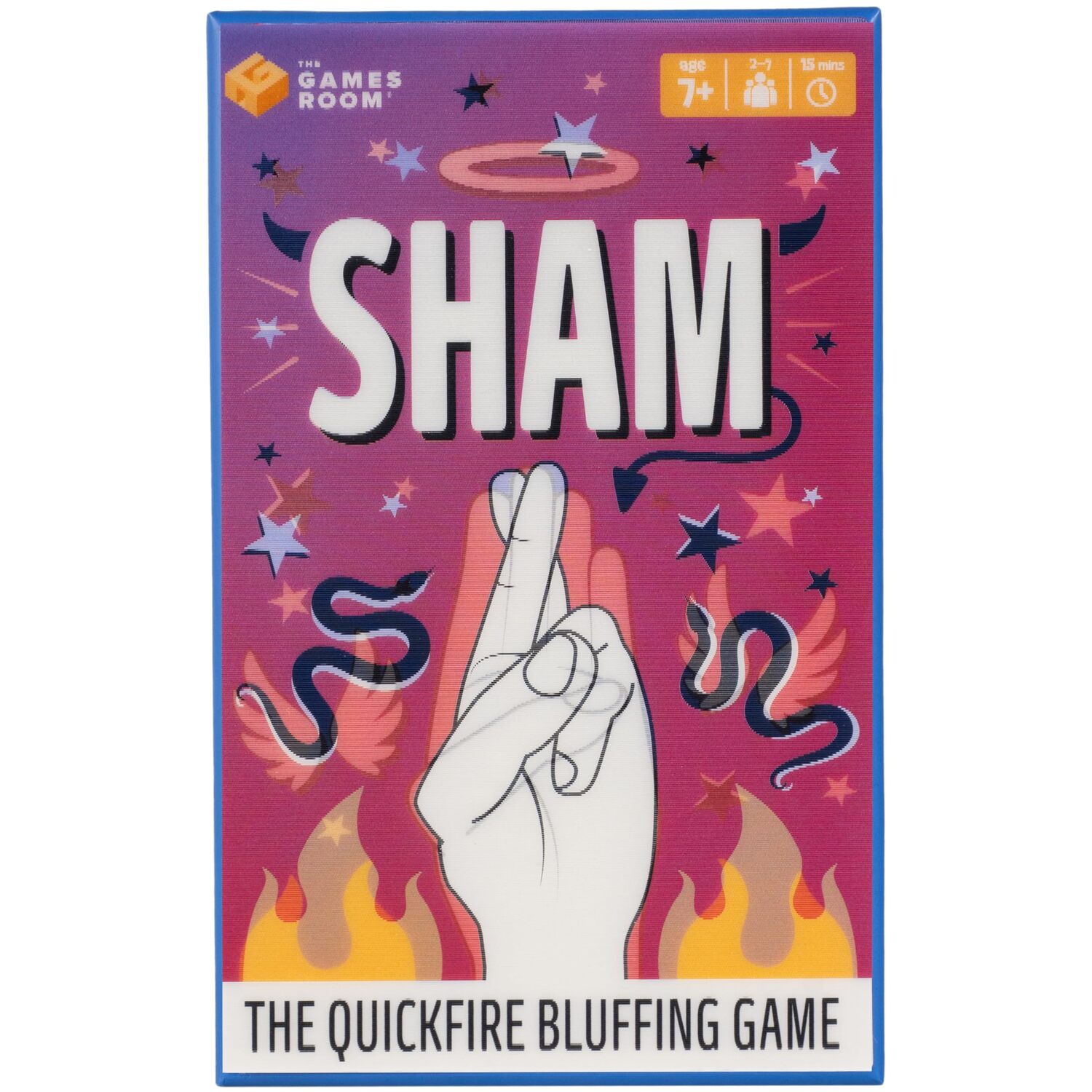Fizz Creations Sham Bluffing Card Game For Family Game Night & Travel - Black