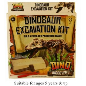 Dinosaur Excavation Kit Brown Kids Game