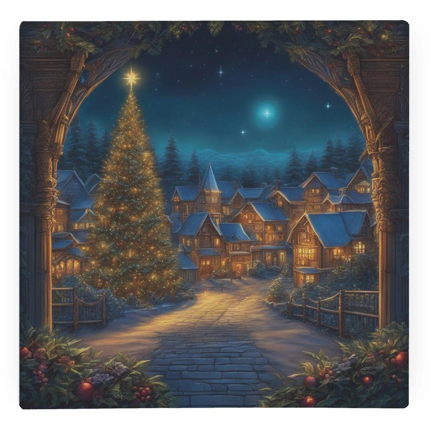 Image of Magical Christmas Village Hot Pot Stand&hellip;