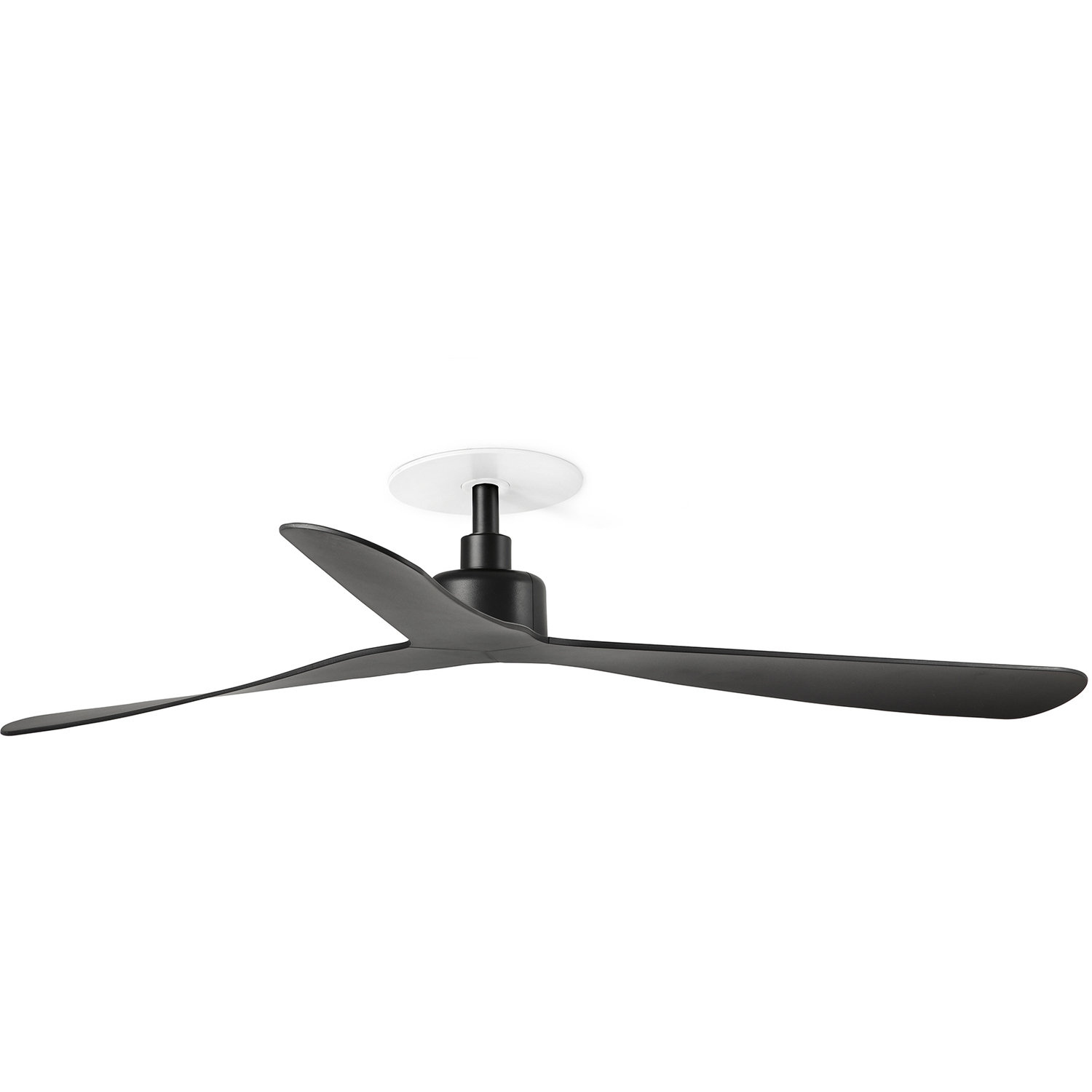 B&Q - Luminosa Rocker Recessed 132Cm Ceiling Fan Matt Black - Image 2