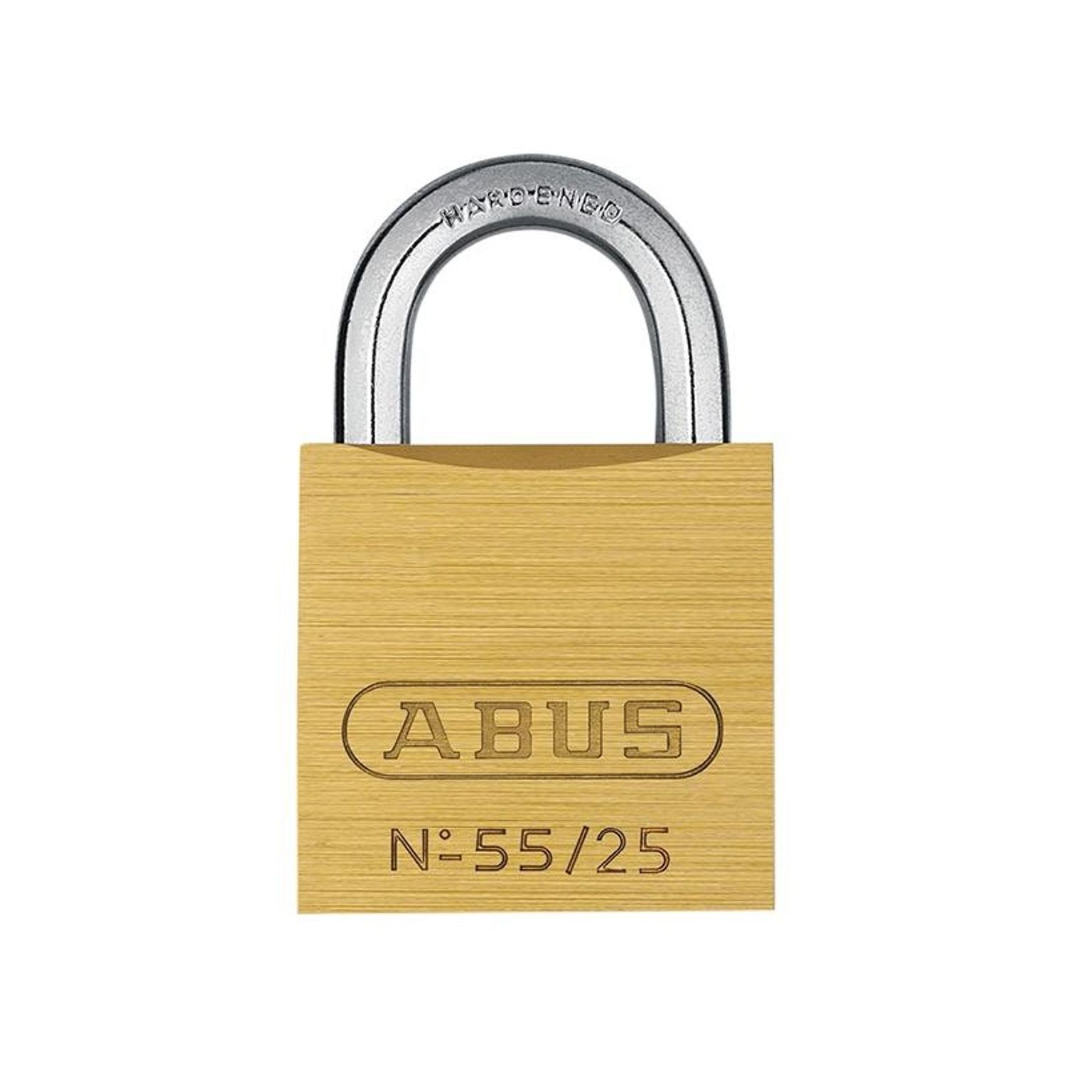 Abus Mechanical 55 Series Brass Padlock D - Multi Colour