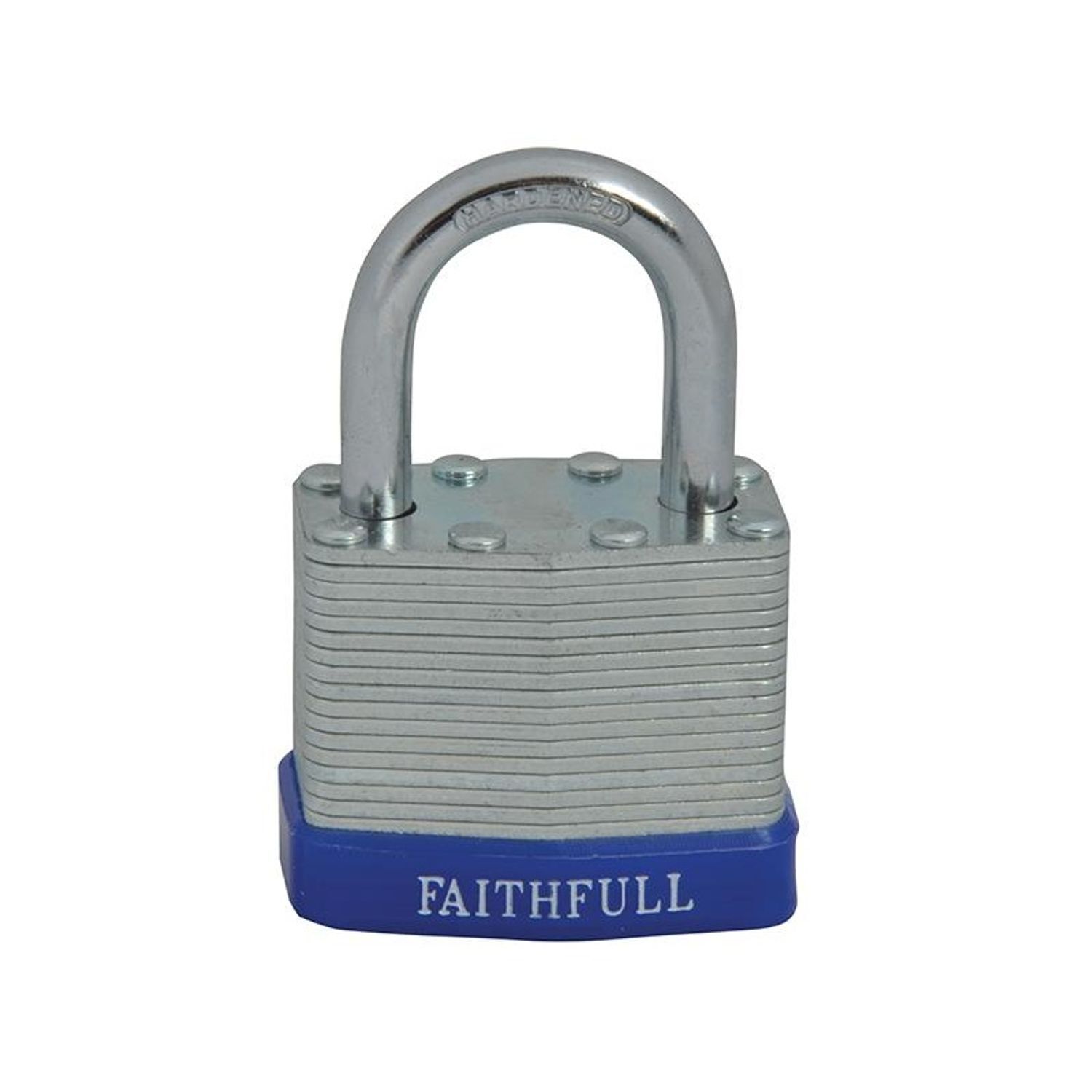 Faithfull Laminated Steel Padlock A - Multi Colour