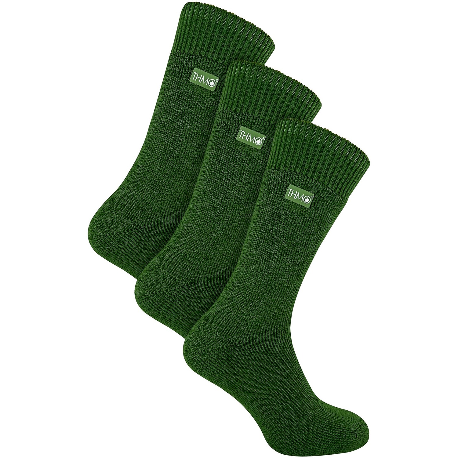 3 Pack Mens Winter Socks With Comfort Top - - Image 4