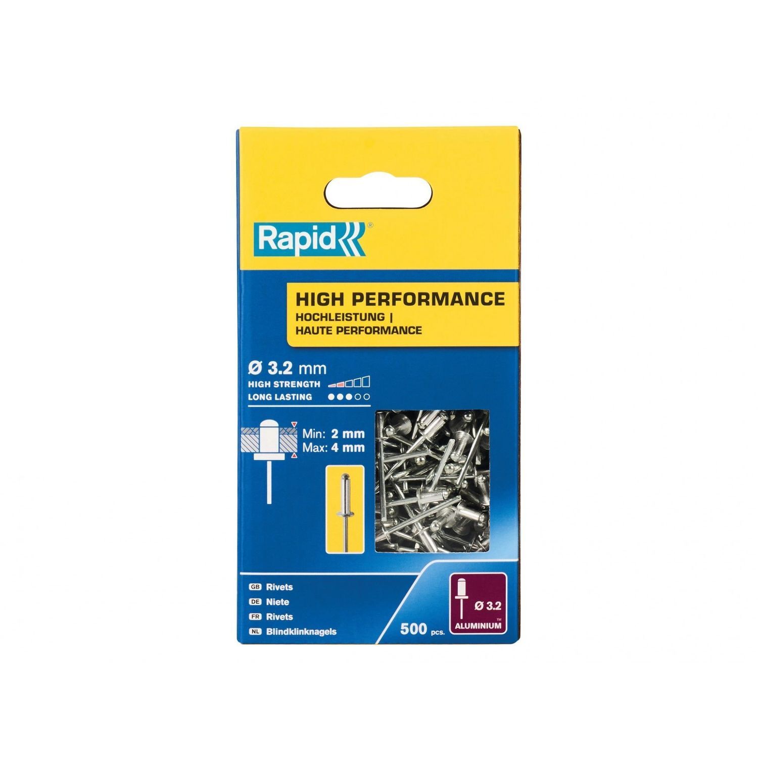Rapid High Performance Rivets E - Multi Colour