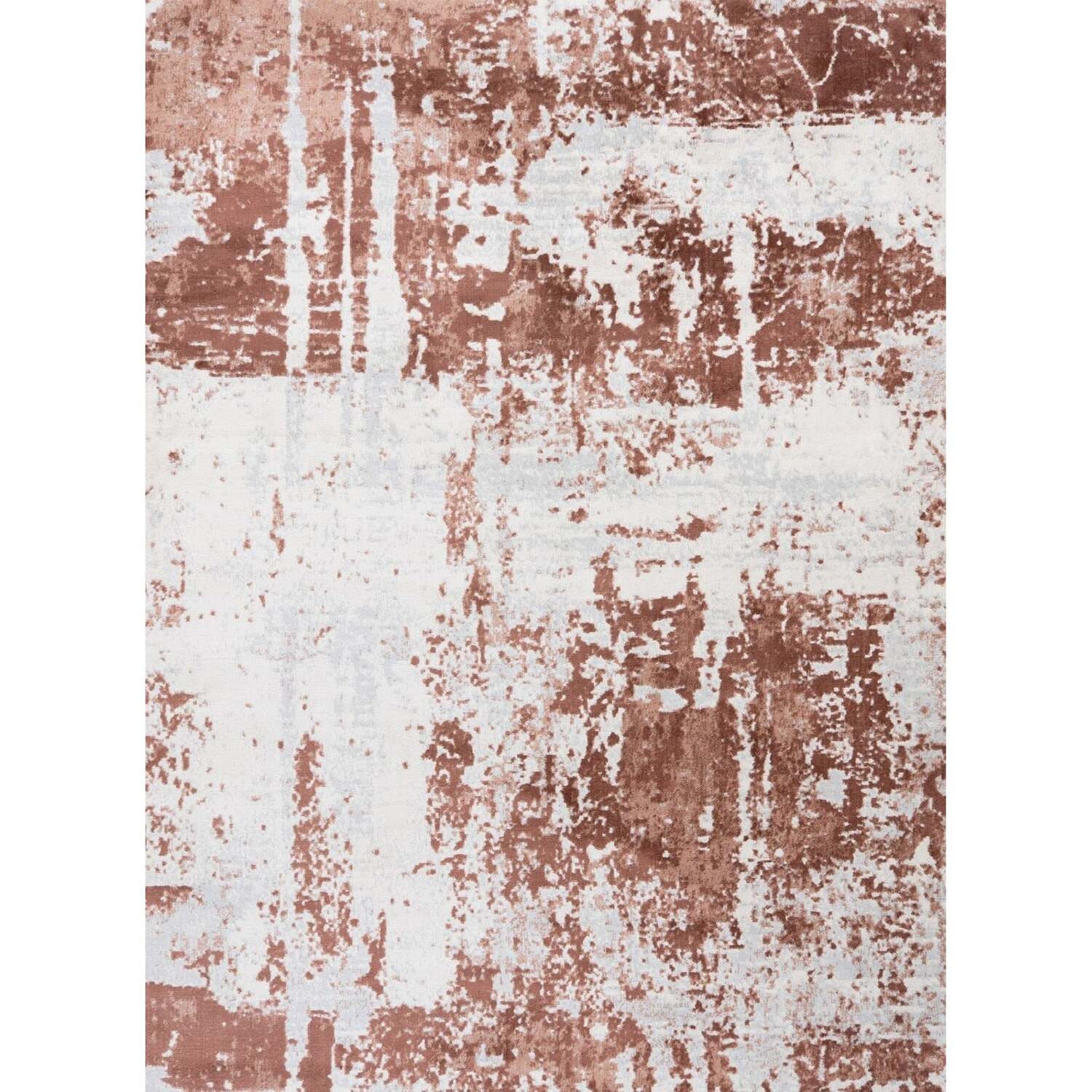 The Rugs Unisex Pink Elaris Stain Resistant Abstract Distressed Living Room Area Rug 420 In | : 120 Cm X 170 Cm - Image 3
