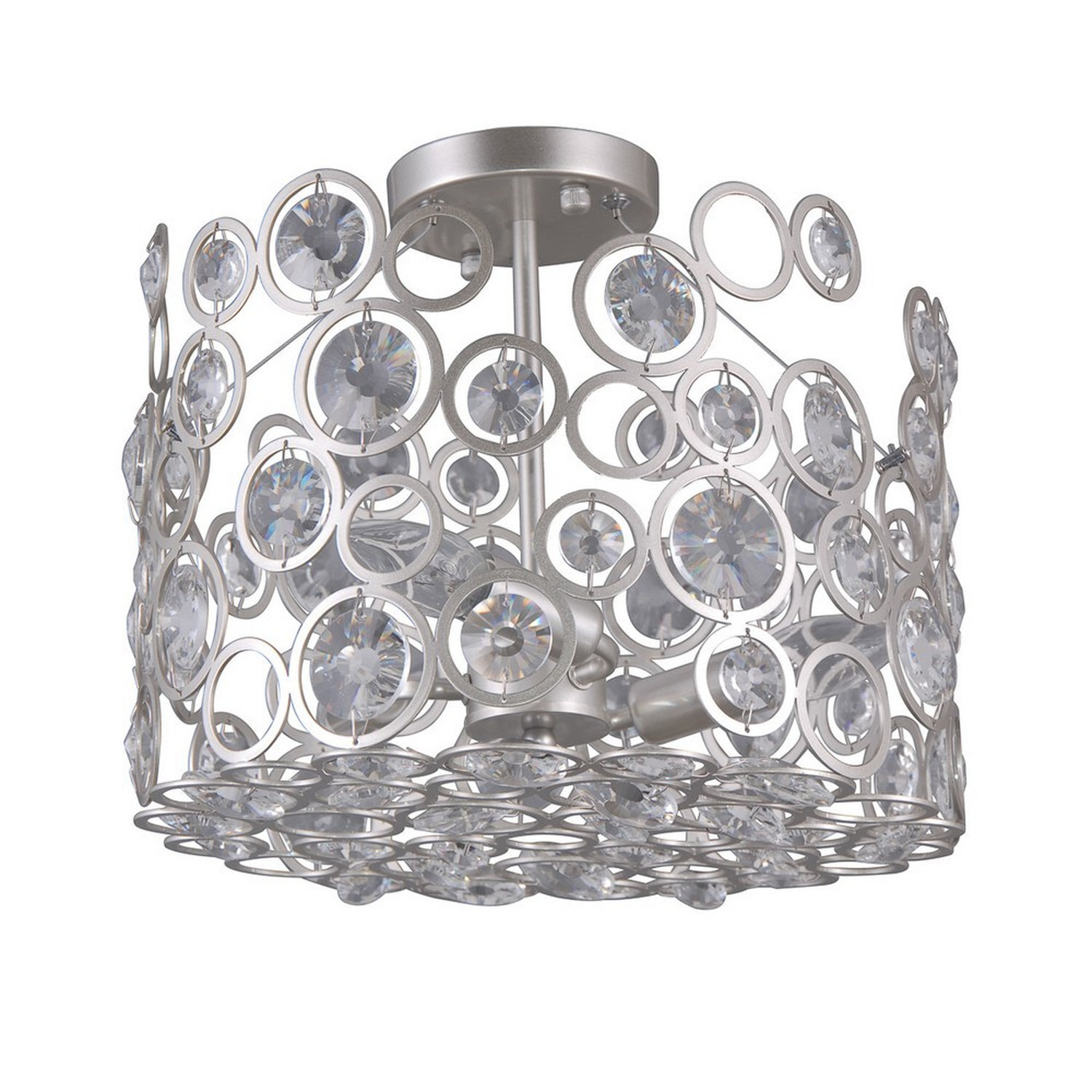 Italux Lighting Modern Ceiling Light Silver - Silver