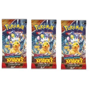 Pokemon TCG Surging Spark   Booster Pack * 3