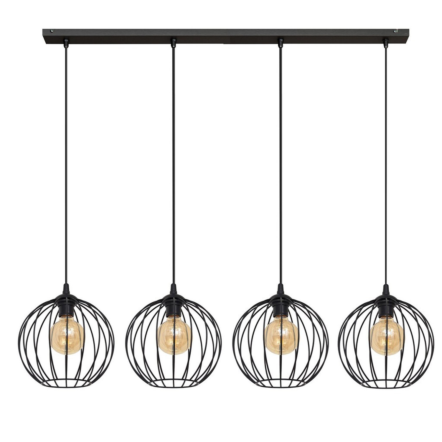 Helam Lighting Mercure Pendant Light Black