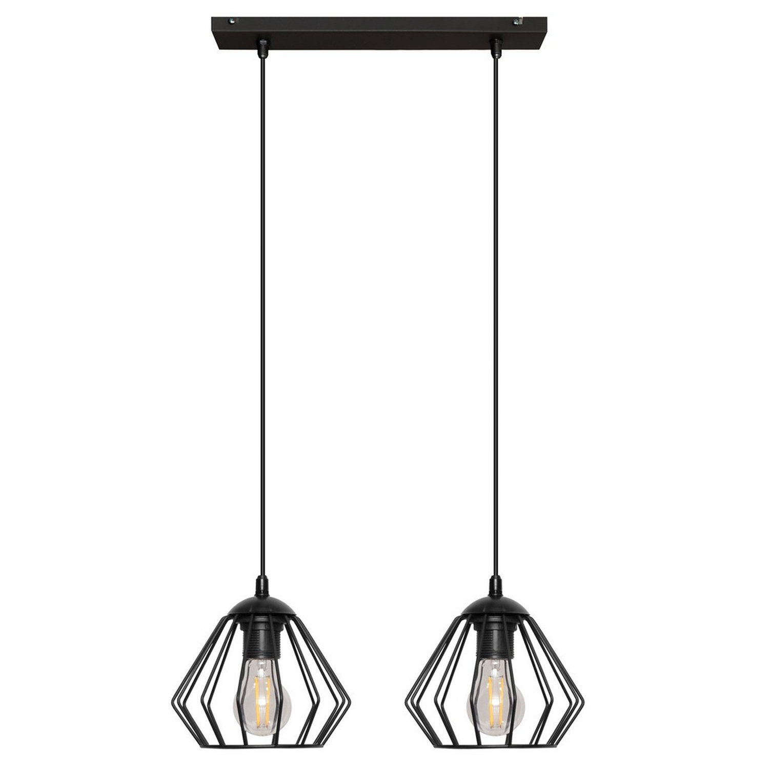 Helam Lighting Agat Pendant Light Black
