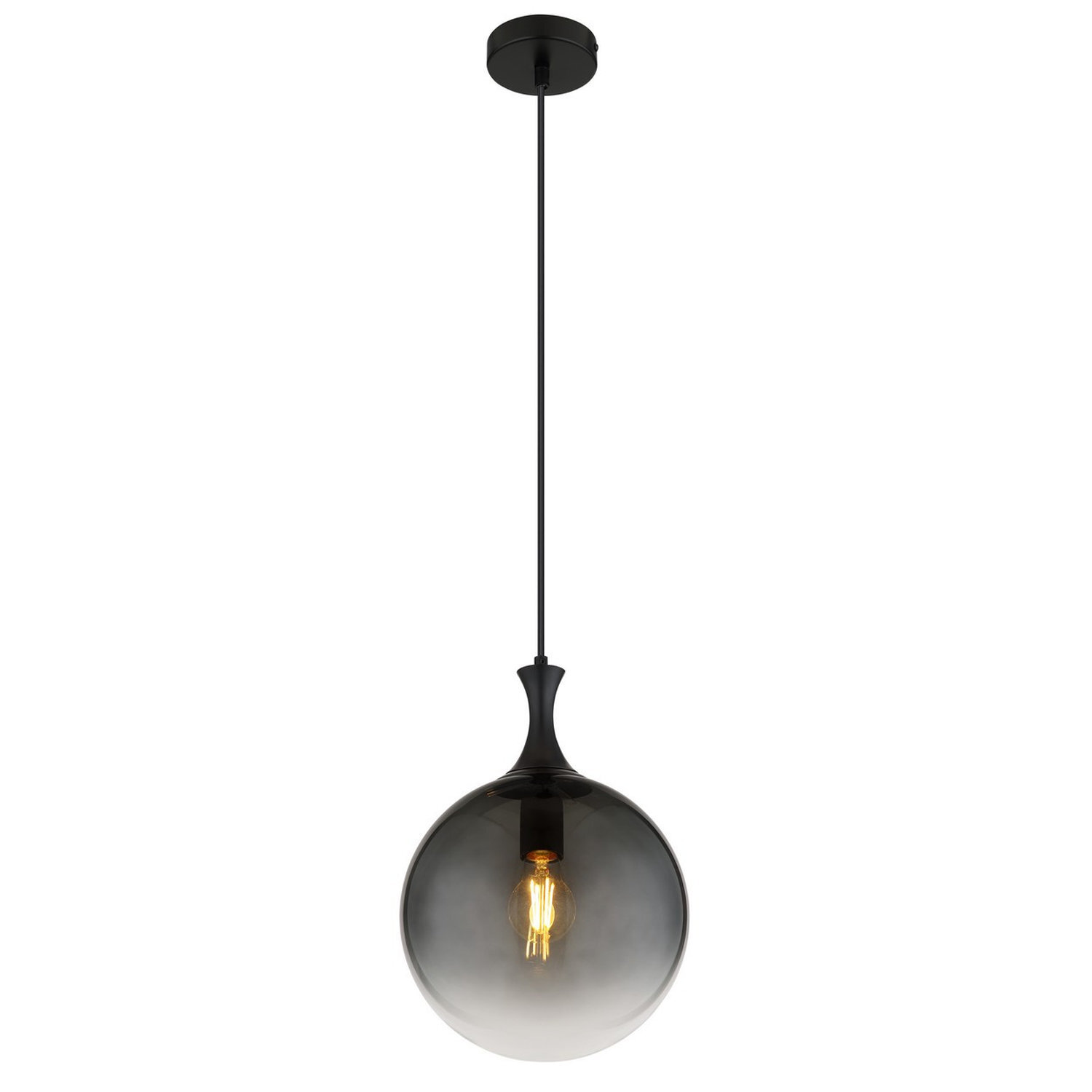 Globo Lighting Dalton Pendant Light Black