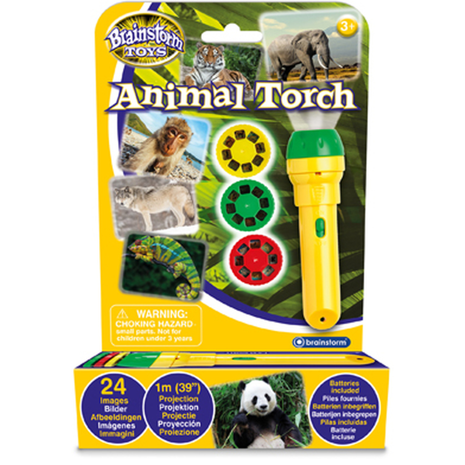Animal Torch and Projector  - Blue