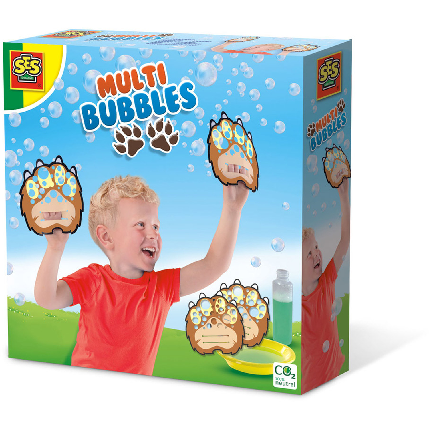 Image of Children's Bubble Claws Multi Bubbles Set with Bubble Solution - Black