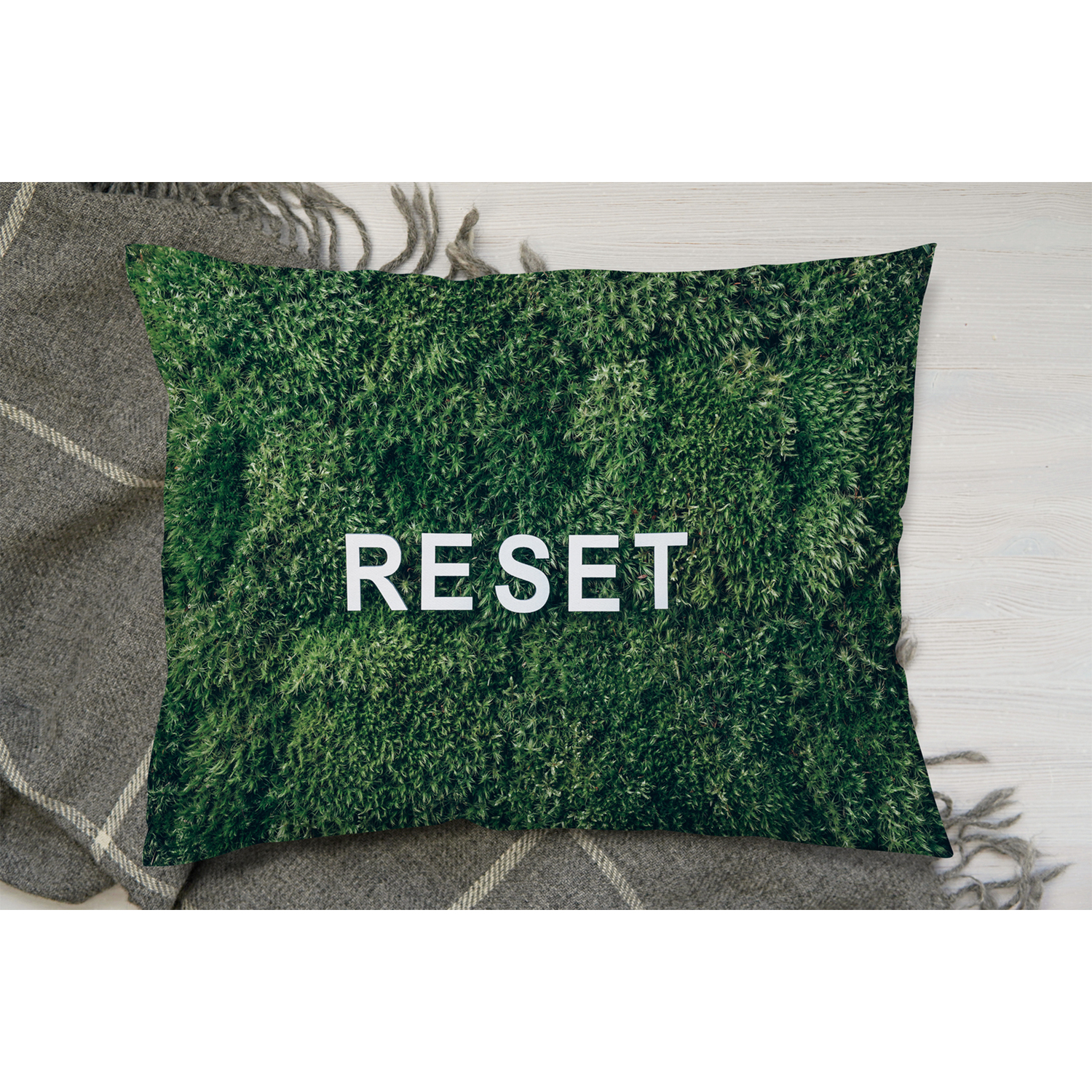 Wellness Reset Cushion - Green