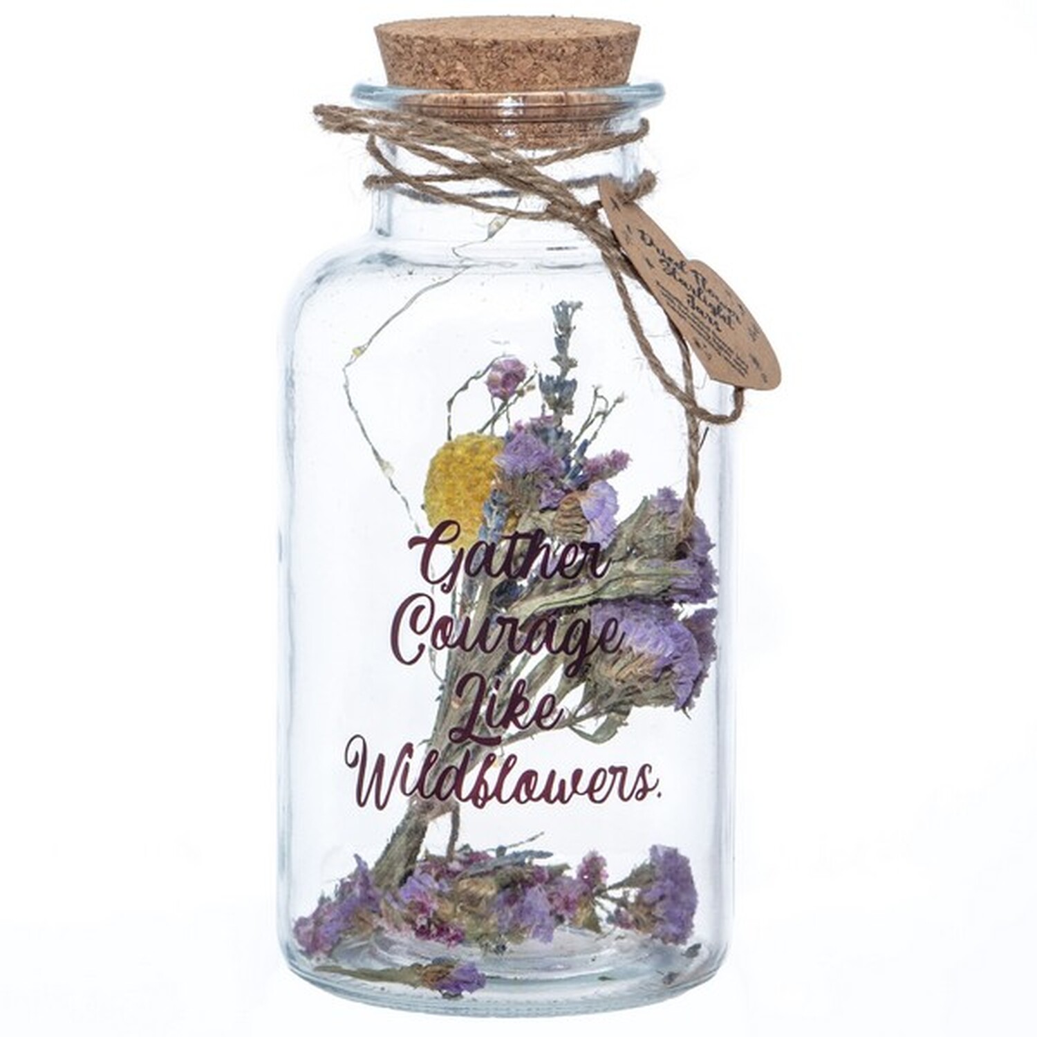 Image of Flower Starlight Jar 'Gather Courage' -&hellip;
