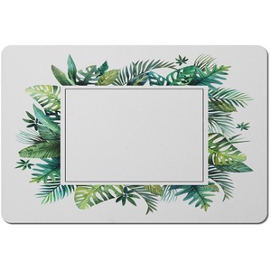 Square Botanical Border Placemat
