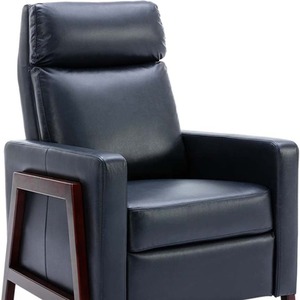 Riley Push Back Air Leather Modern Recliner Chair