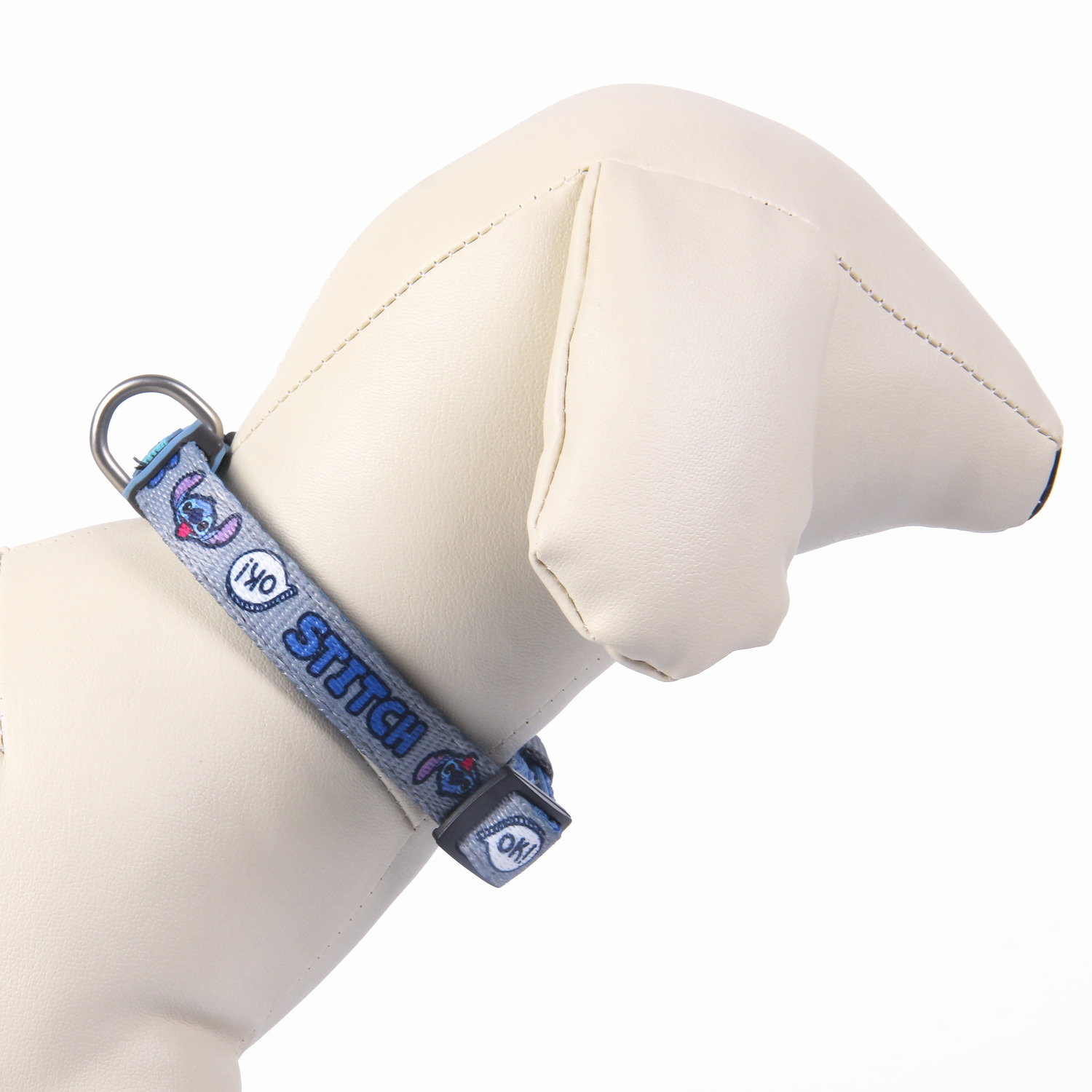 Stitch Dog Collar - Multicoloured / Medium / Large