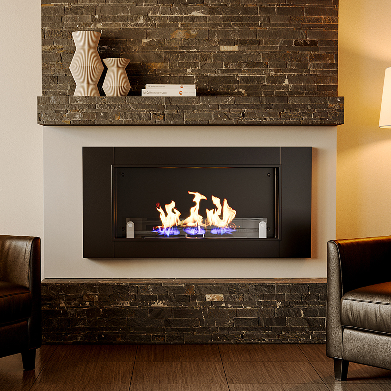 Wall Mounted Bio Ethanol Fireplace Heater
