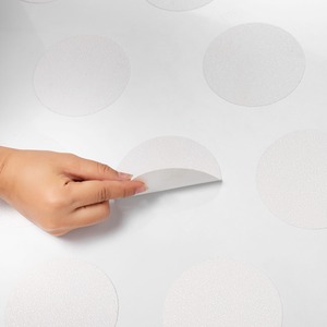 White Non Slip Large Bath Stickers White shot 2829141