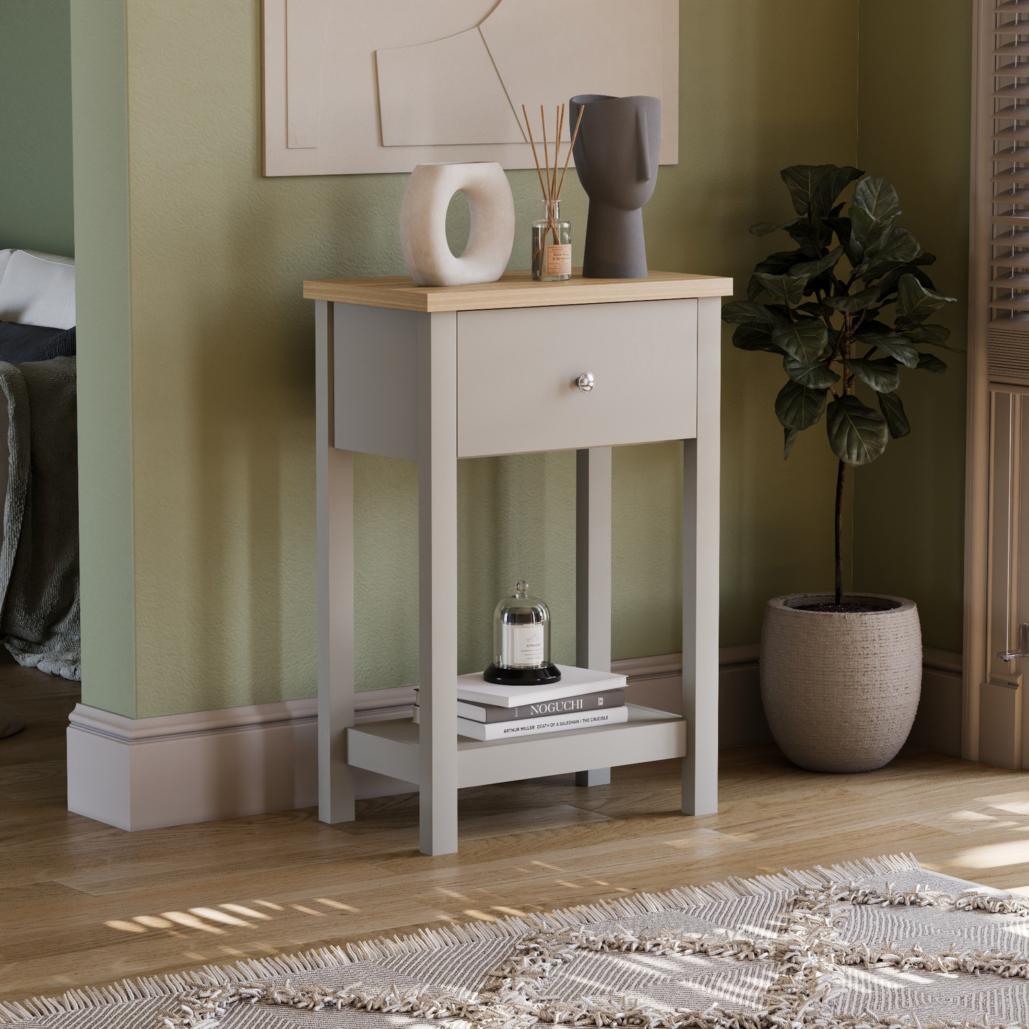 Arlington 1 Drawer Console Table - Grey