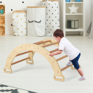 2-in-1 Arch Rocker with Soft Cushion Climbing Arch