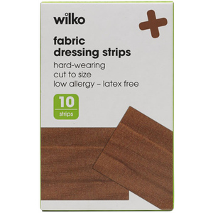 Pack of 10 Fabric Dressing Strips