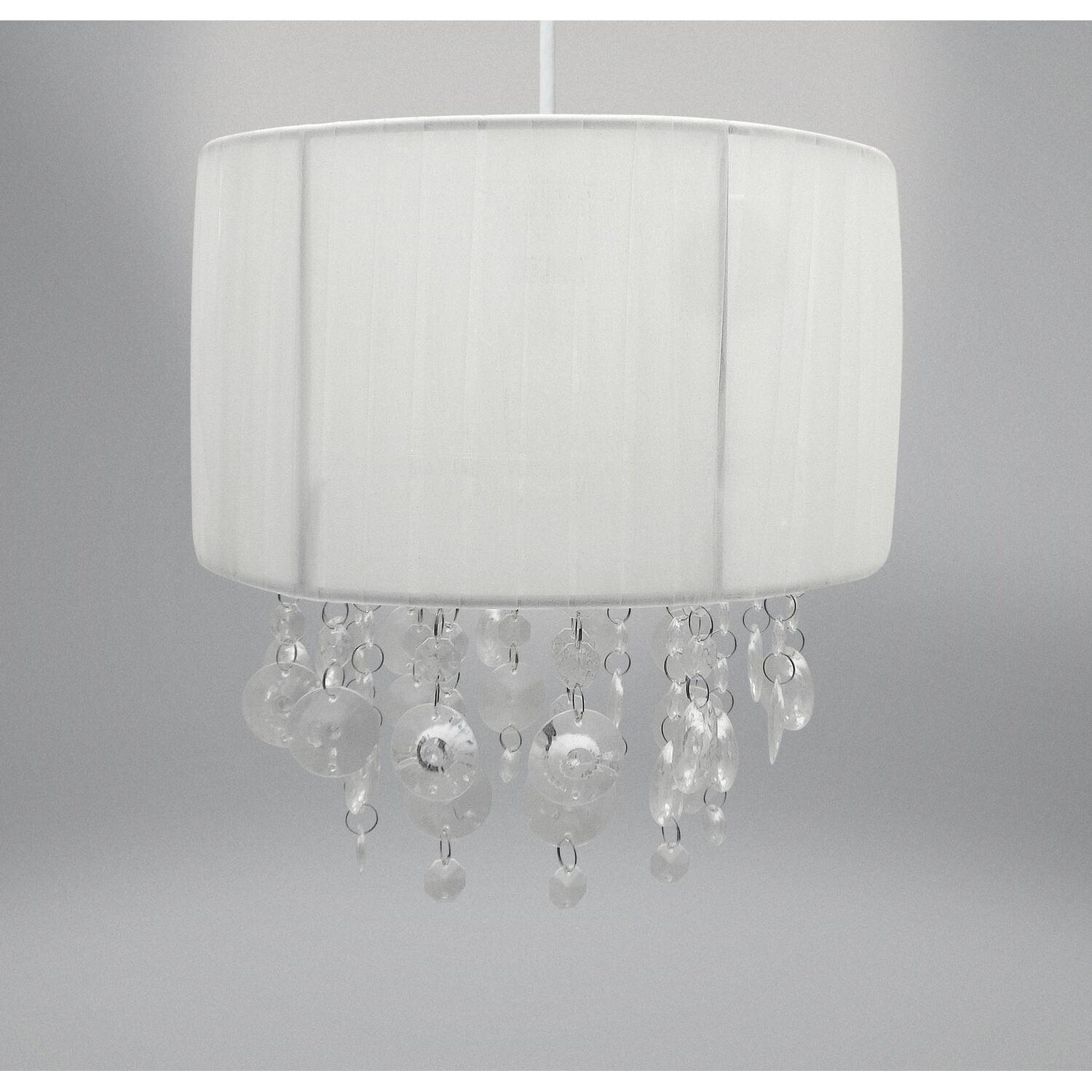 Image of Elliana Ribbon Light Fitting - White