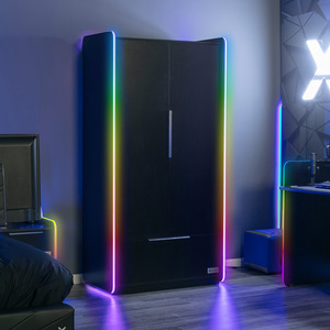 X Rocker Electra 2 Door Wardrobe with Drawer and NEO Motion SYNC