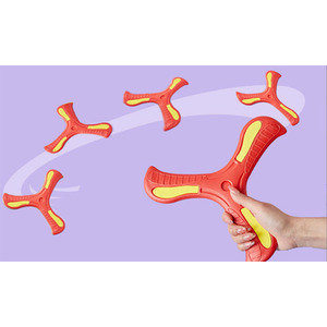 Children's three-leaf boomerang
