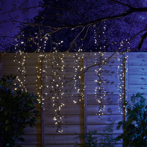 Cascading Garden String Lights with 480 LEDs