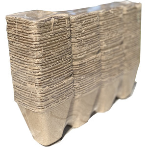 8cm Eco Square Fibre Biodegradable and Compostable Plant Pots